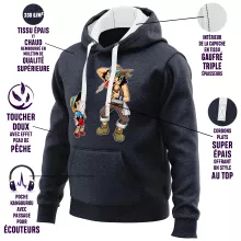 Usopp Hoodie “Usopp and Pinocchio” – One Piece parody