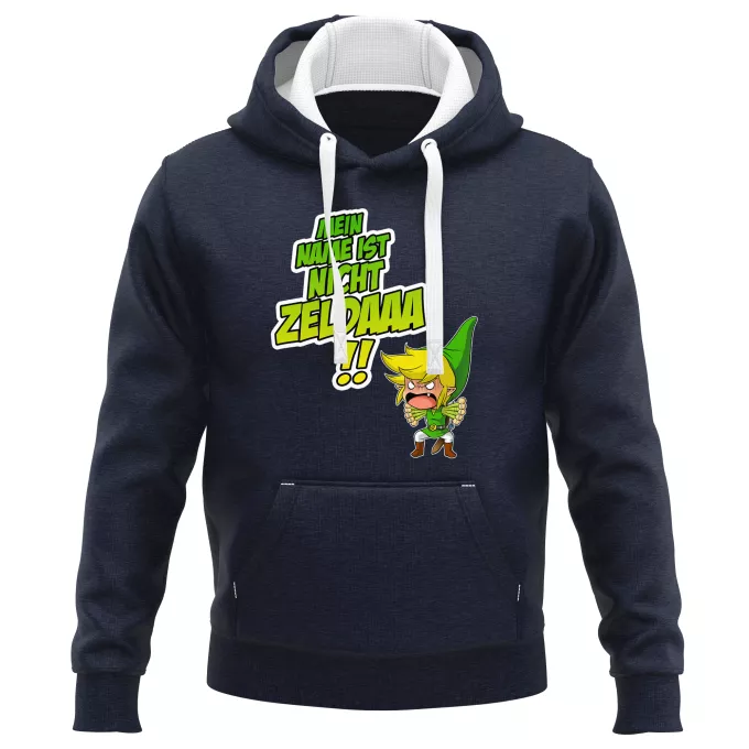 PREMIUM Kapuzenpullover Parodie auf Zelda Link