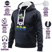 Piccolo Kapuzenpullover “Piccolo und die Aliens” – Parodie auf Toy Story