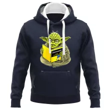 Yoda Kapuzenpullover “Grammatik für Dummies” – Parodie auf Star Wars