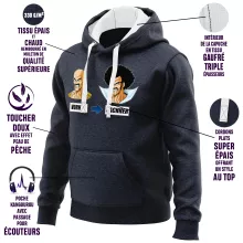 Nappa Kapuzenpullover “Nappa und Mr Satan” – Parodie auf Dragon Ball Z