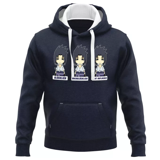 PREMIUM Kapuzenpullover Parodie auf Naruto Sasuke Uchiwa