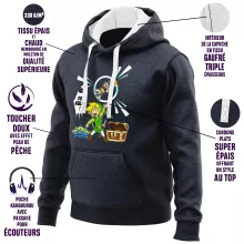 Link Kapuzenpullover “Link and die Aliens” – Parodie auf Zelda