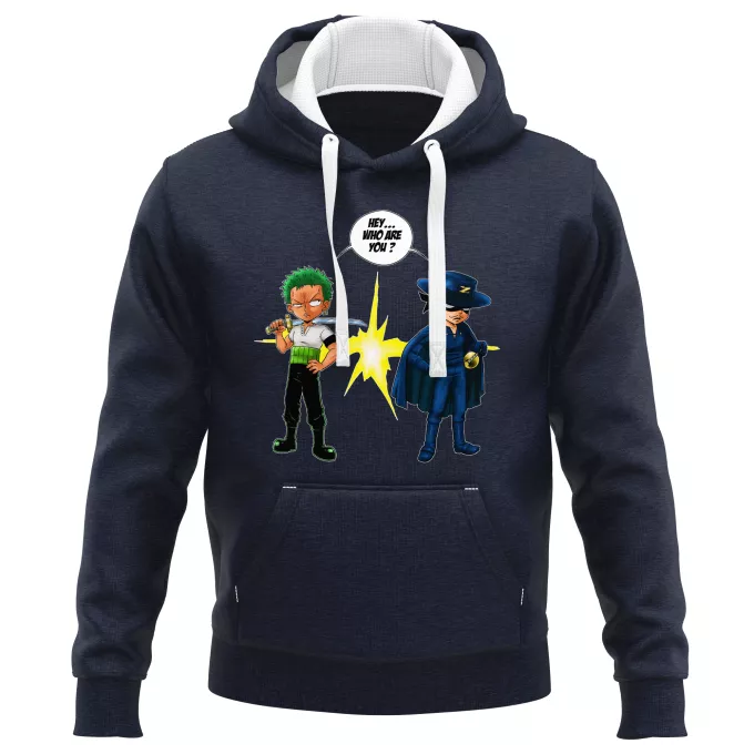 PREMIUM Hooded Sweatshirts Parody of One Piece Roronoa Zoro from Straw Hat Pirates Crew