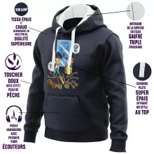 Dragon Shiryu Hoodie “Dragon Shiryu and Libra Dohko” – Knights of the Zodiac - Saint Seiya parody