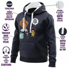 Pegasus Seiya Hoodie “Pegasus Seiya and Cassios” – Knights of the Zodiac - Saint Seiya parody