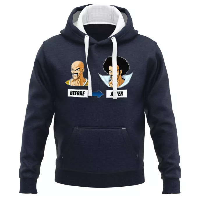 PREMIUM Hooded Sweatshirts Parody of Dragon Ball Z - DBZ Mister Satan and Nappa