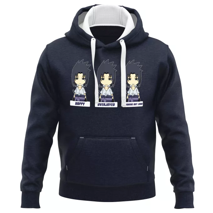 PREMIUM Hooded Sweatshirts Parody of Naruto Sasuke