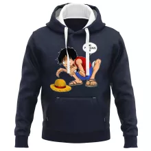 Camisola com capuz – One Piece de parodia