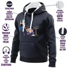 Master Roshi Hoodie “Master Roshi and Bulma” – Dragon Ball parody