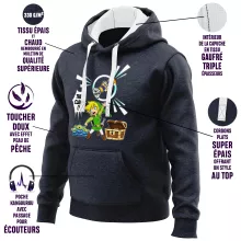 Link Hoodie “Link and the Aliens” – Zelda parody