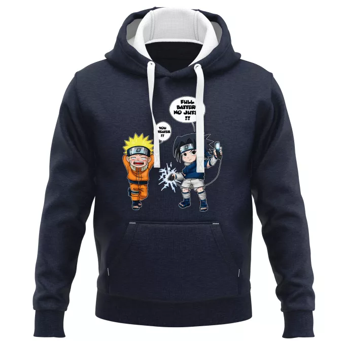 PREMIUM Hooded Sweatshirts Parody of Naruto Sasuke