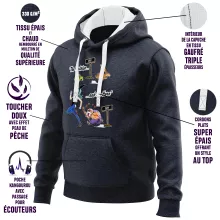 Kame Sennin Hoodie “Kame Sennin and Bulma” – Dragon Ball parody