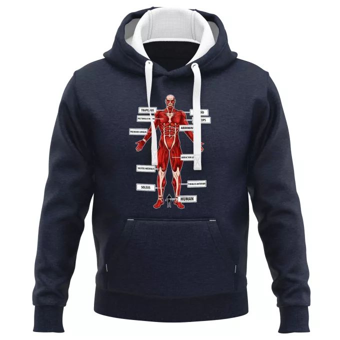 PREMIUM Hooded Sweatshirts Parody of Attack on Titan The colossal Titan