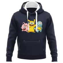 SpongeBob Kapshirt “SpongeBob, Octo Tentakel, Patrick Ster en Pikachu” – Pokémon parodie