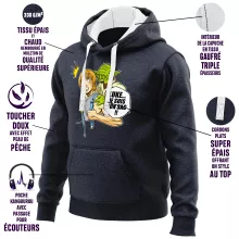 Sweat-Shirt à capuche Yoda « Luke... Je suis ton sac !! » – Parodie Star Wars
