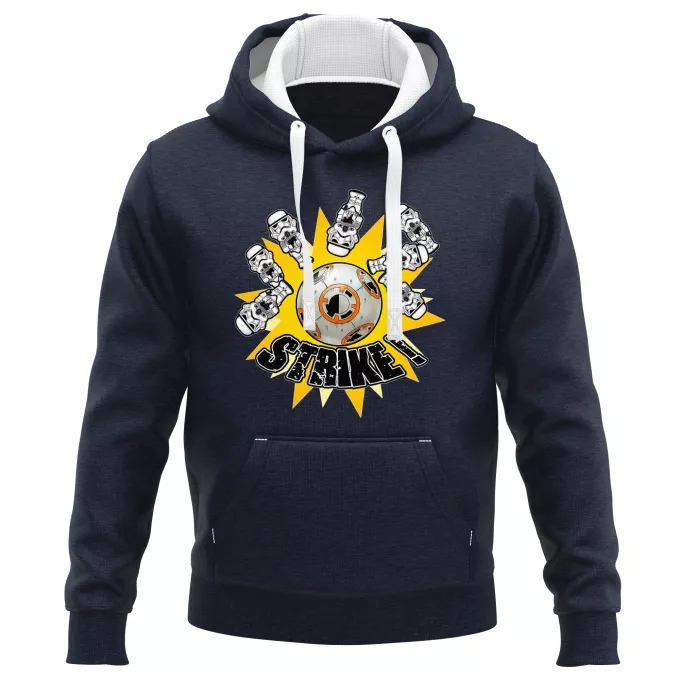 Sudaderas con capucha PREMIUM Parodia Star Wars BB-8 y de los Stomtroopers