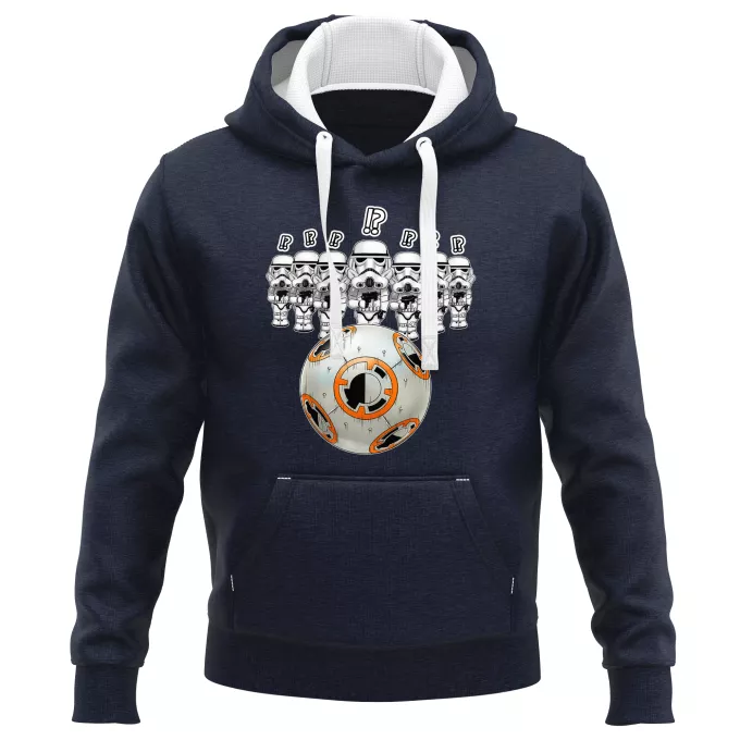 Felpe con cappuccio PREMIUM Paoridia Star Wars BB-8 X Stormtroopers