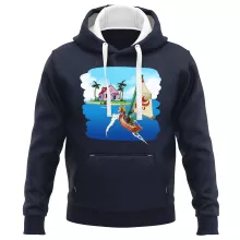 Camisola com capuz Link “Link e Casa do Kame” – Zelda de parodia