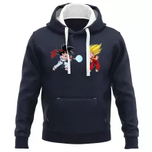 Son Goku Hoodie “Son Goku and Vegeta X Ryu and Ken” – Dragon Ball Z parody