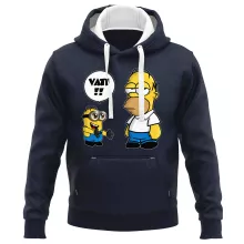 Kevin Minion Kapuzenpullover “Kevin Minion et Homer Simpson” – Parodie auf Minions