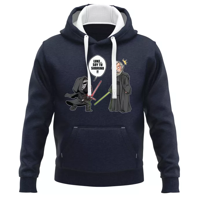 Sudaderas con capucha PREMIUM Parodia Star Wars Luke Skywalker y Kylo Ren