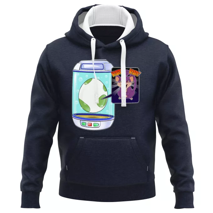 Tröjor PREMIUM med huva Parodi Pokémon Rattata