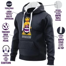 Sweat-Shirt à capuche Le Roi « J'tai Clashé !! » – Parodie Clash Royale