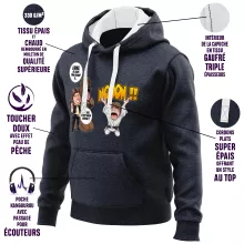 Sweat-Shirt à capuche Luke Skywalker « Luke Life Episode III : Un beauf carrément beauf » – Parodie Star Wars
