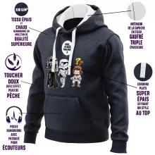 Sweat-Shirt à capuche Dark Vador « Luke...Je suis ton père !! » – Parodie Star Wars