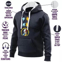 Shoto Todoroki Kapuzenpullover – Parodie auf My Hero Academia