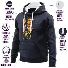 Princess Peach Hoodie “Princess Peach and Bowser aka Bowsette” – Super Mario parody