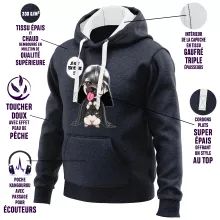 Sweat-Shirt à capuche Dark Vadog « Je suis ton pépère... !! » – Parodie Star Wars