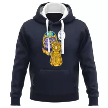 Sweat-Shirt à capuche « Une menace (pas) très sérieuse... » – Parodie Thanos