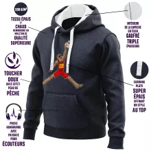 Sweat-Shirt à capuche Chewbacca « Air Chewie » – Parodie Star Wars