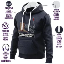 Sweat-Shirt à capuche Krokmou « Rien de tel qu'un peu d'exercice pour se maintenir en forme... » – Parodie Dragons