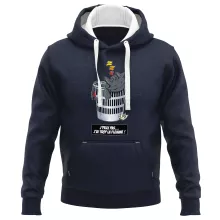 Sweat-Shirt à capuche Krokmou « J'peux pas... J'ai trop la flemme ! » – Parodie Dragons