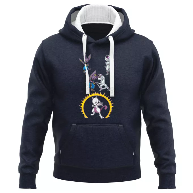 Felpe con cappuccio PREMIUM Paoridia Pokémon Beerus, Freezer e Mewtwo
