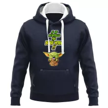 Sweat-Shirt à capuche Grogu « Un cri du coeur et avec force ! » – Parodie Star Wars