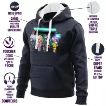Sudadera con capucha Kakashi – Parodia de Naruto