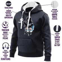 Sweat-Shirt à capuche Anakin Skywalker « Le véritable pouvoir de la Force obscure... » – Parodie Star Wars