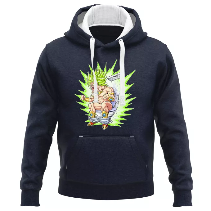 Felpe con cappuccio PREMIUM Paoridia Dragon Ball Super Broly Super Saiyan