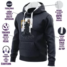 Batman The Dark Knight Hoodie “Batman (Rockbell Self Portrait style)” – Batman;Dark Night parody