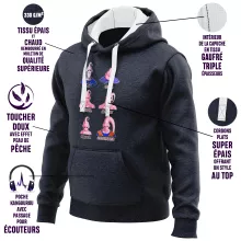 Sweat-Shirt à capuche Boubou « Un sacré caractères... » – Parodie Dragon Ball Z