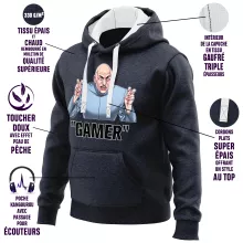 Dr Evil Kapuzenpullover “Gamer...” – Parodie auf Austin Powers