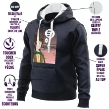Sweat-Shirt à capuche Gandalf « Fuyez, pauvre fou !! » – Parodie One-Punch Man