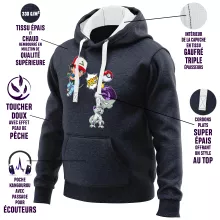 Sweat-Shirt à capuche Sacha « Un Mewtwo sauvage apparait... Ou pas! » – Parodie Pokémon