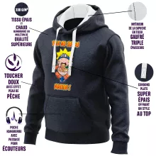 Sudadera con capucha Naruto Uzumaki – Parodia de Naruto