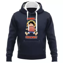Sweat-Shirt à capuche Luffy « La Viande... C'est la vie ! » – Parodie One Piece