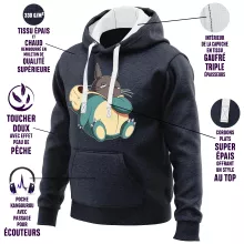Snorlax Hoodie “The ultimate sleeper!” – Pokémon parody